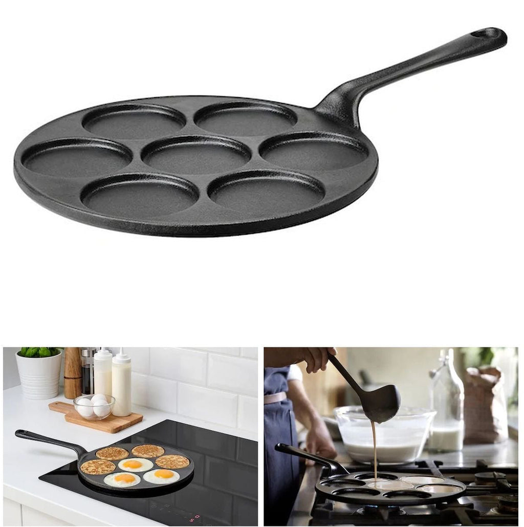 Multi-Function Breakfast Pan – Nonstick Egg, Pancake & Snack Griddle