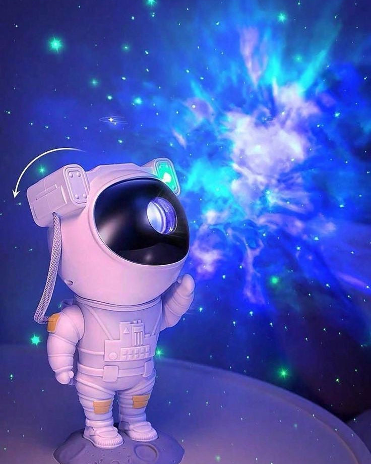 Astronaut nebula projector