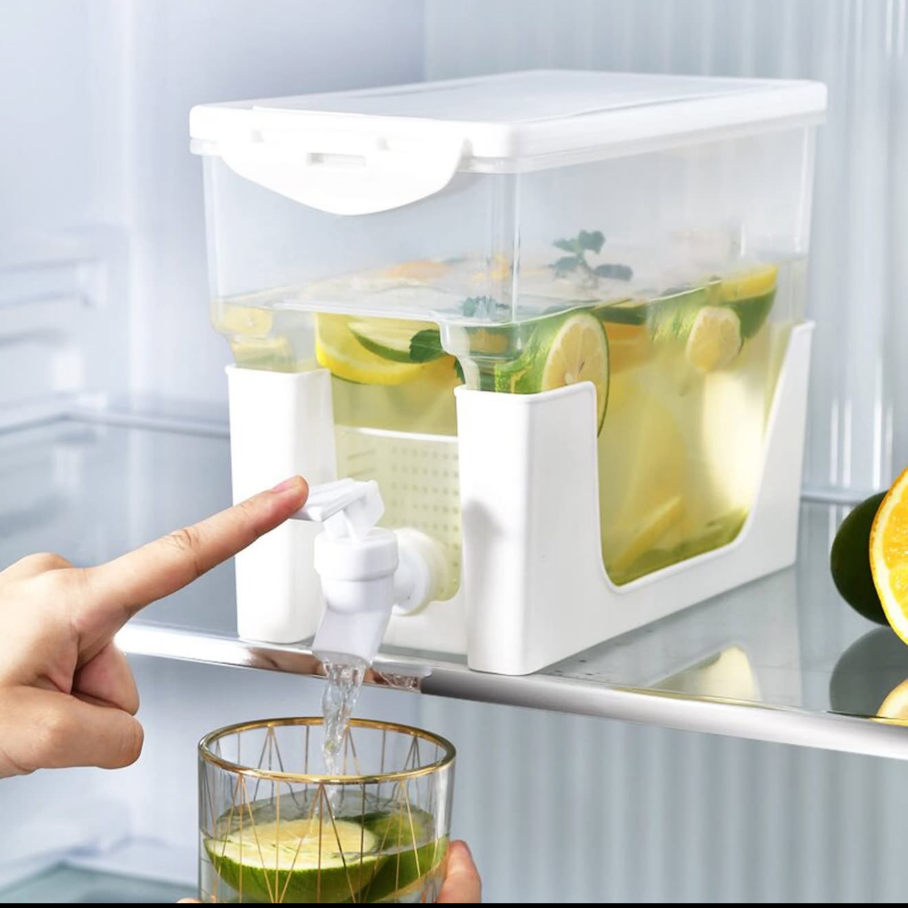 Beverage Dispenser with stand