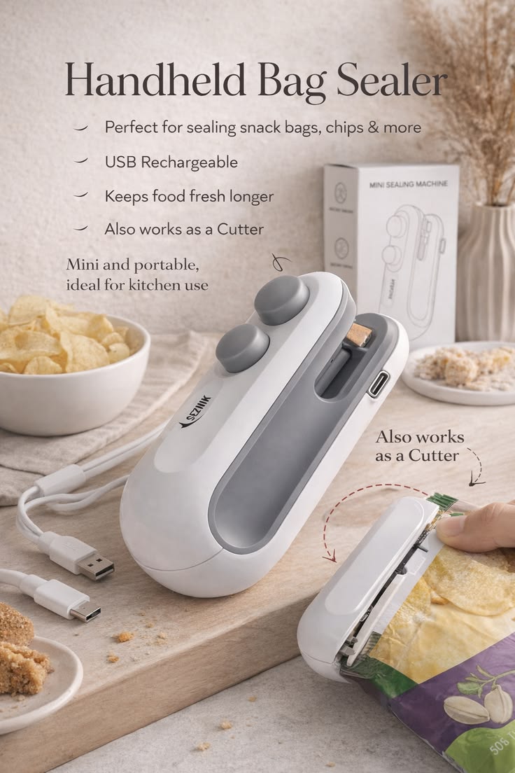 Rechargeable bag sealer