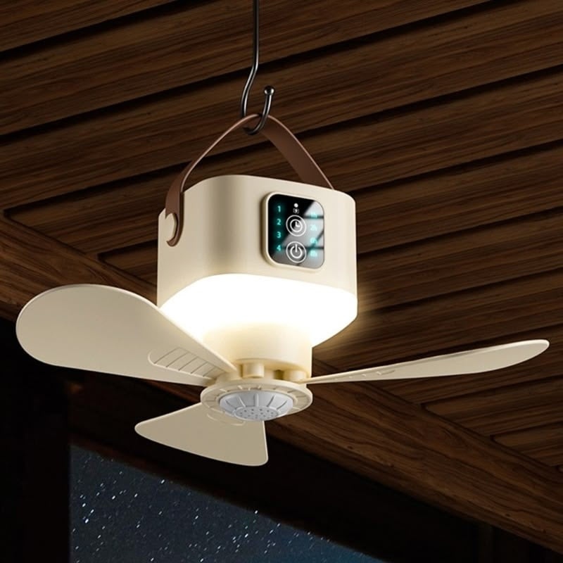 Rechargeable ceiling/hanging fan