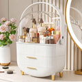 Luxury Dustproof Makeup Organizer with Drawers & Carry Handle