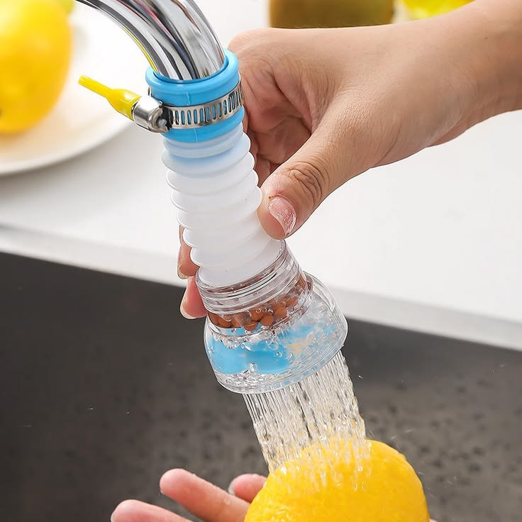Faucet Filter & Splash-Proof Sprayer