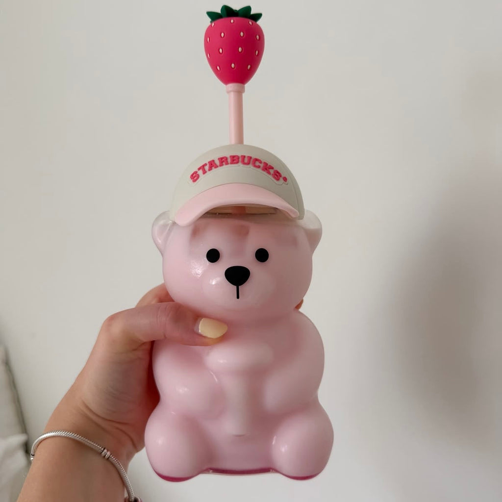 Viral Starbucks Strawberry Bear Cold Cup