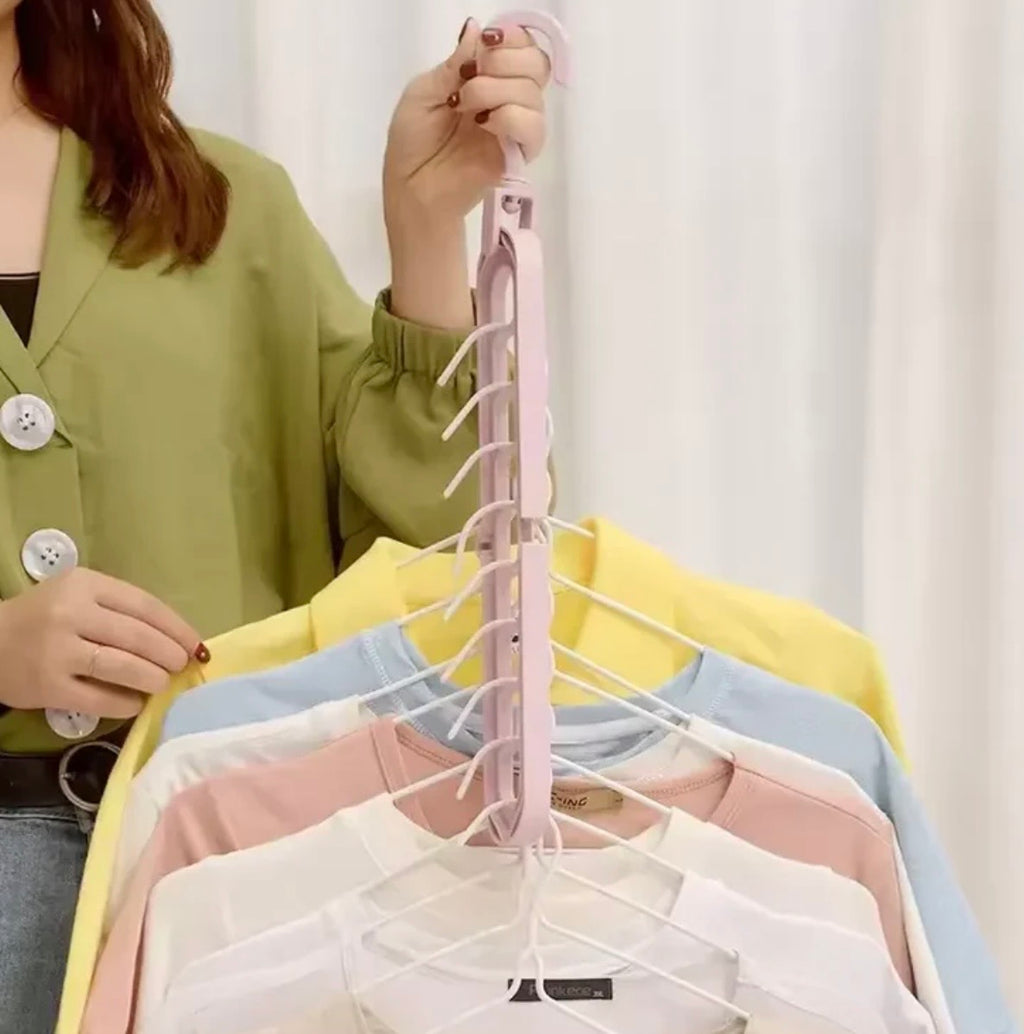 Multi-Slot Closet Organizer Hanger