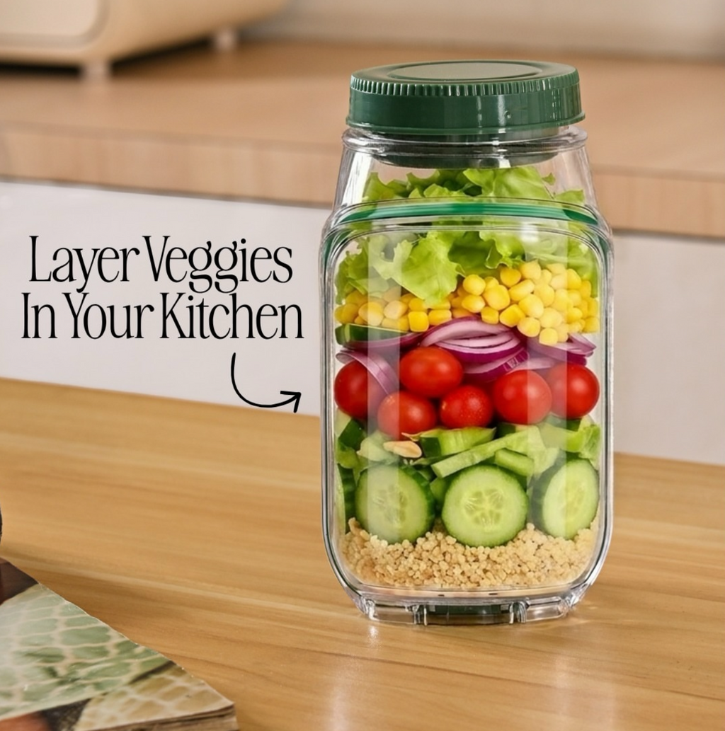 Portable Salad 2-in-1 Jar & Bowl