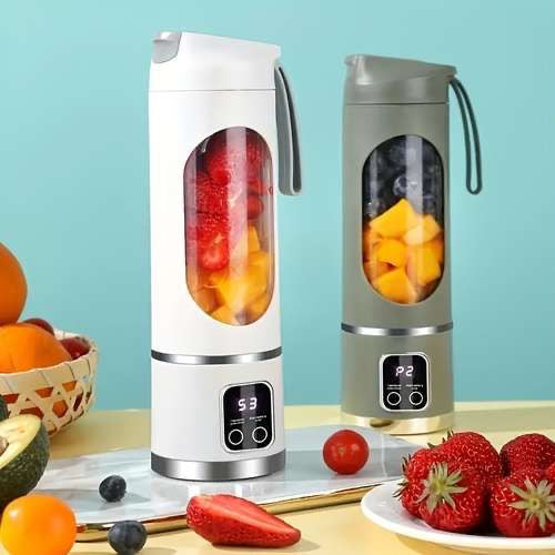 Rechargeable portable juicer blender