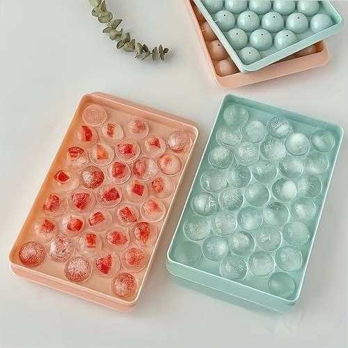 Round Ice Ball Tray with Lid