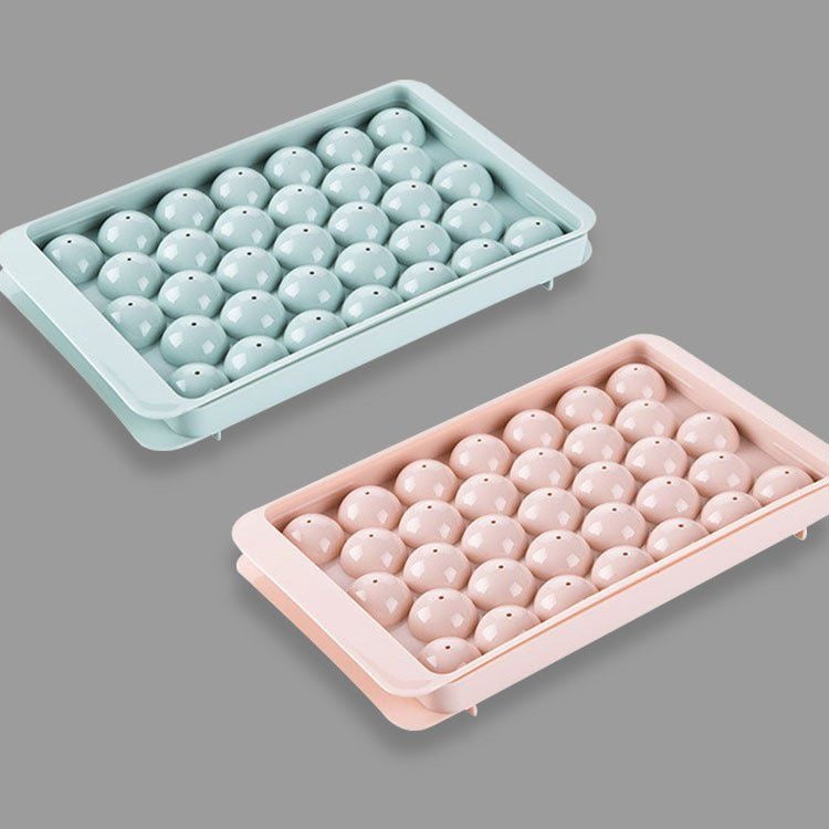 Round Ice Ball Tray with Lid