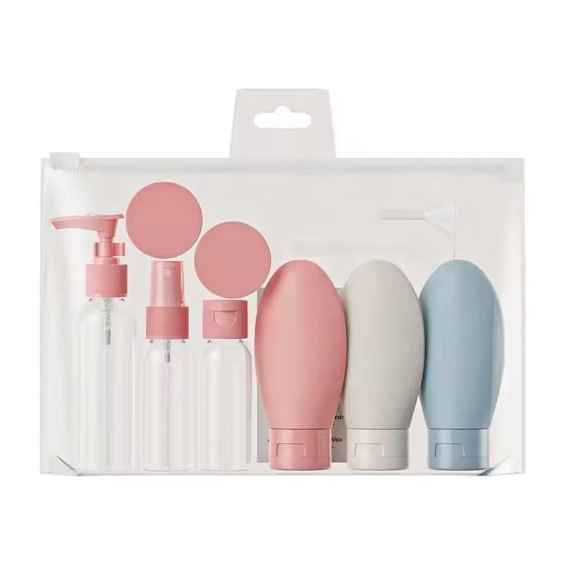 Travel Toiletry Bottle Set – Leakproof Refillable Travel Kit (8-Piece)