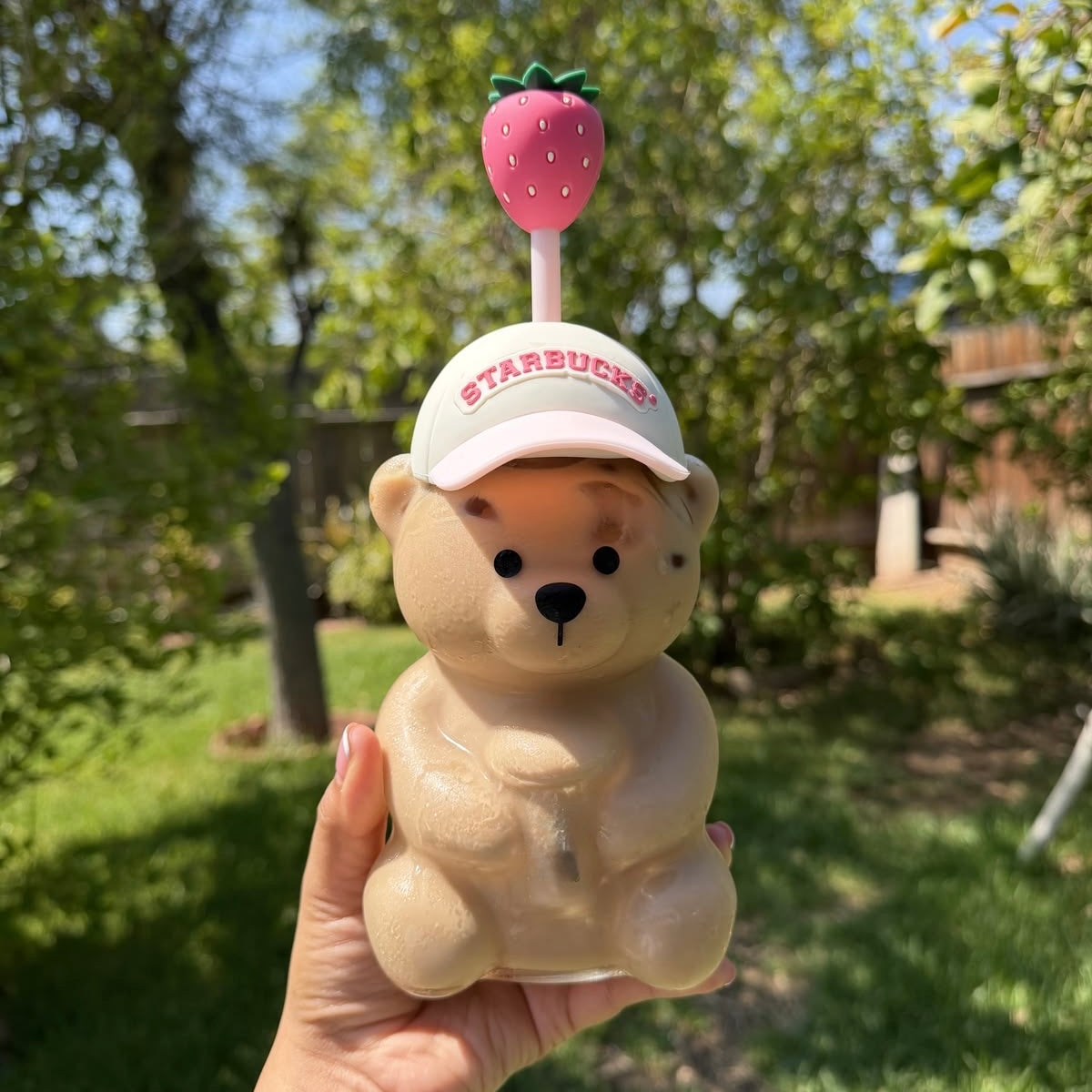Viral Starbucks Strawberry Bear Cold Cup