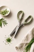Multi-Blade Herb Scissors with Sheath