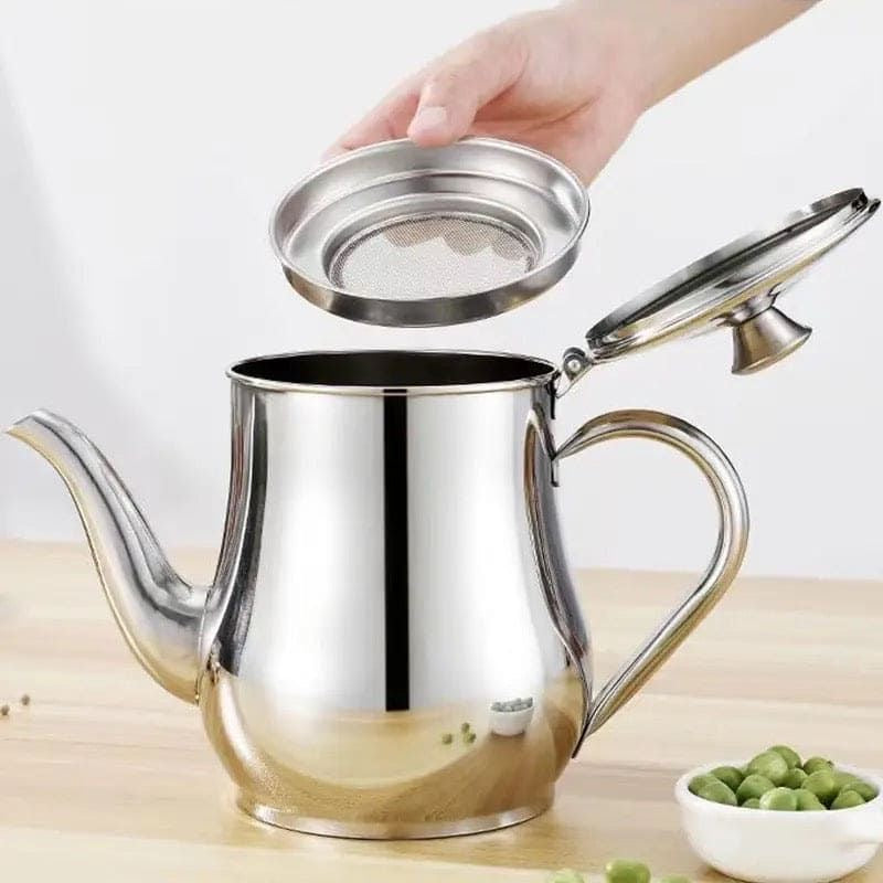 Stainless Steel Oil Strainer Pot