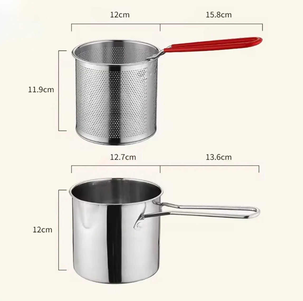 Deep frying pot