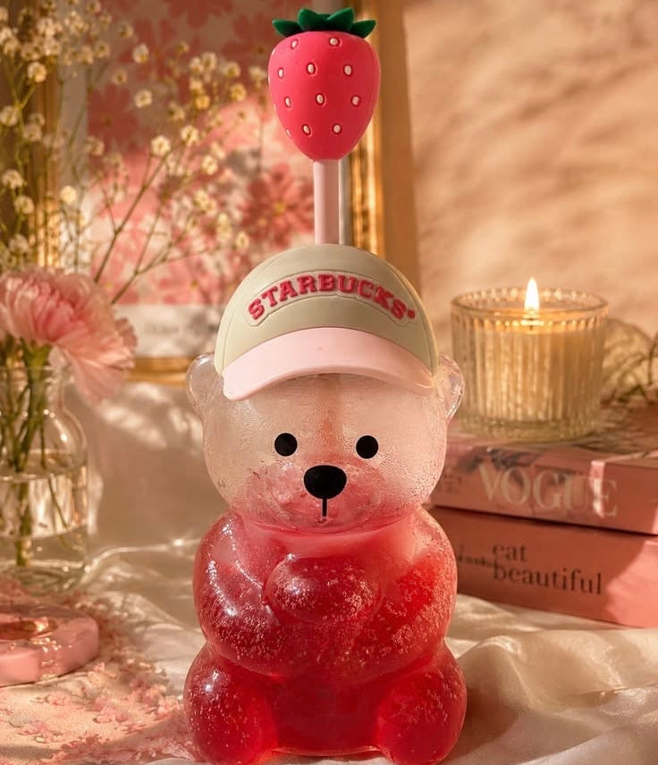 Viral Starbucks Strawberry Bear Cold Cup