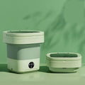 Collapsible portable washing machine