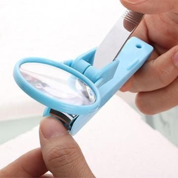 Nail Clippers with Magnifying Glass & LED Light