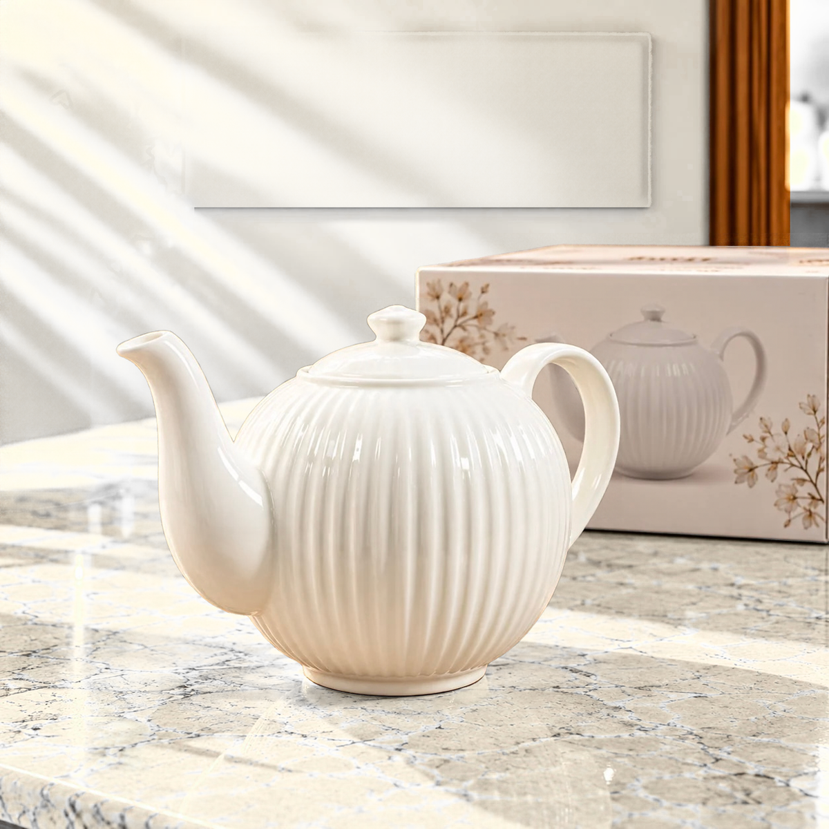 ceramic teapot 1000ml | large premium tea pot