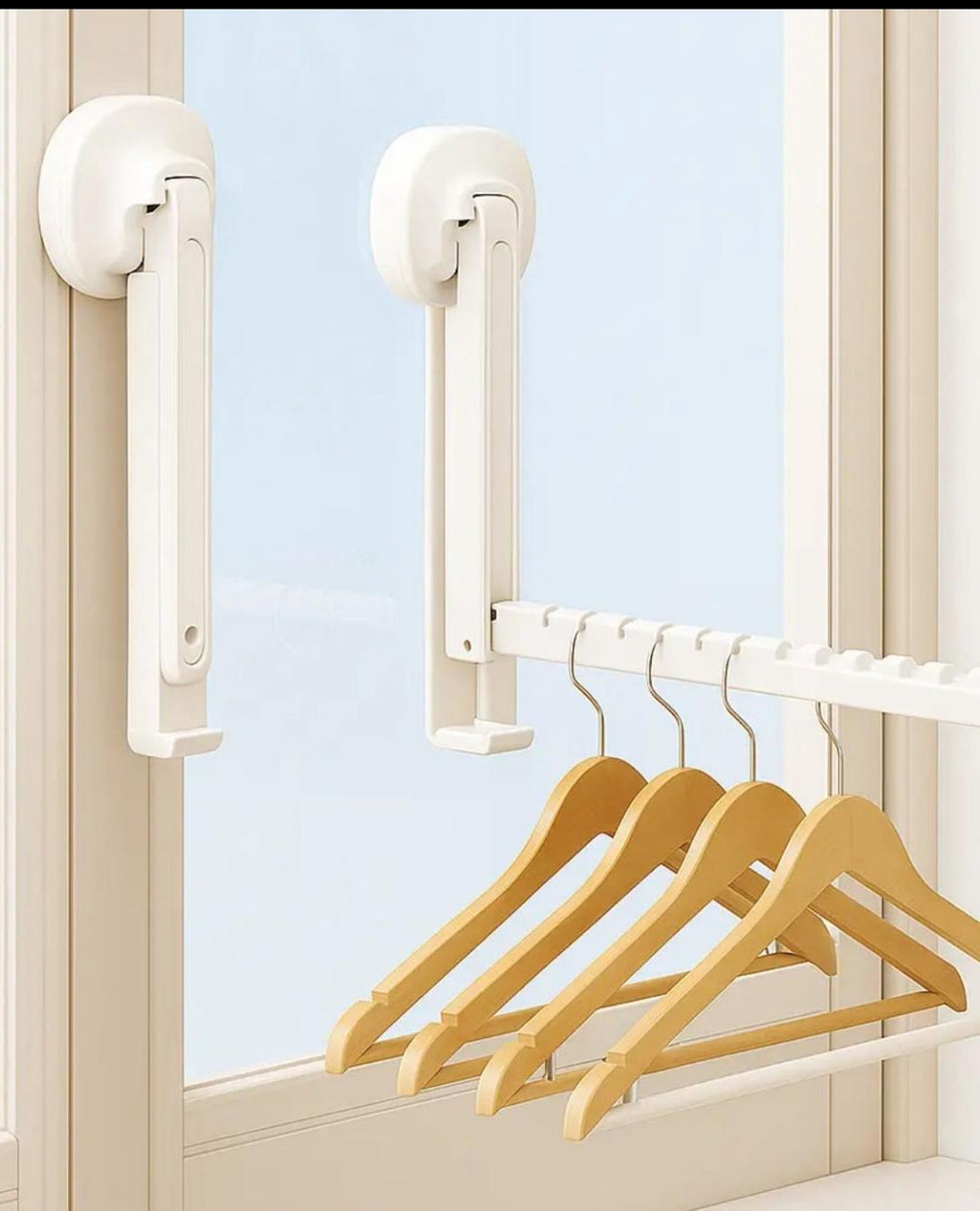 Foldable Wall-Mounted Hanger Rack