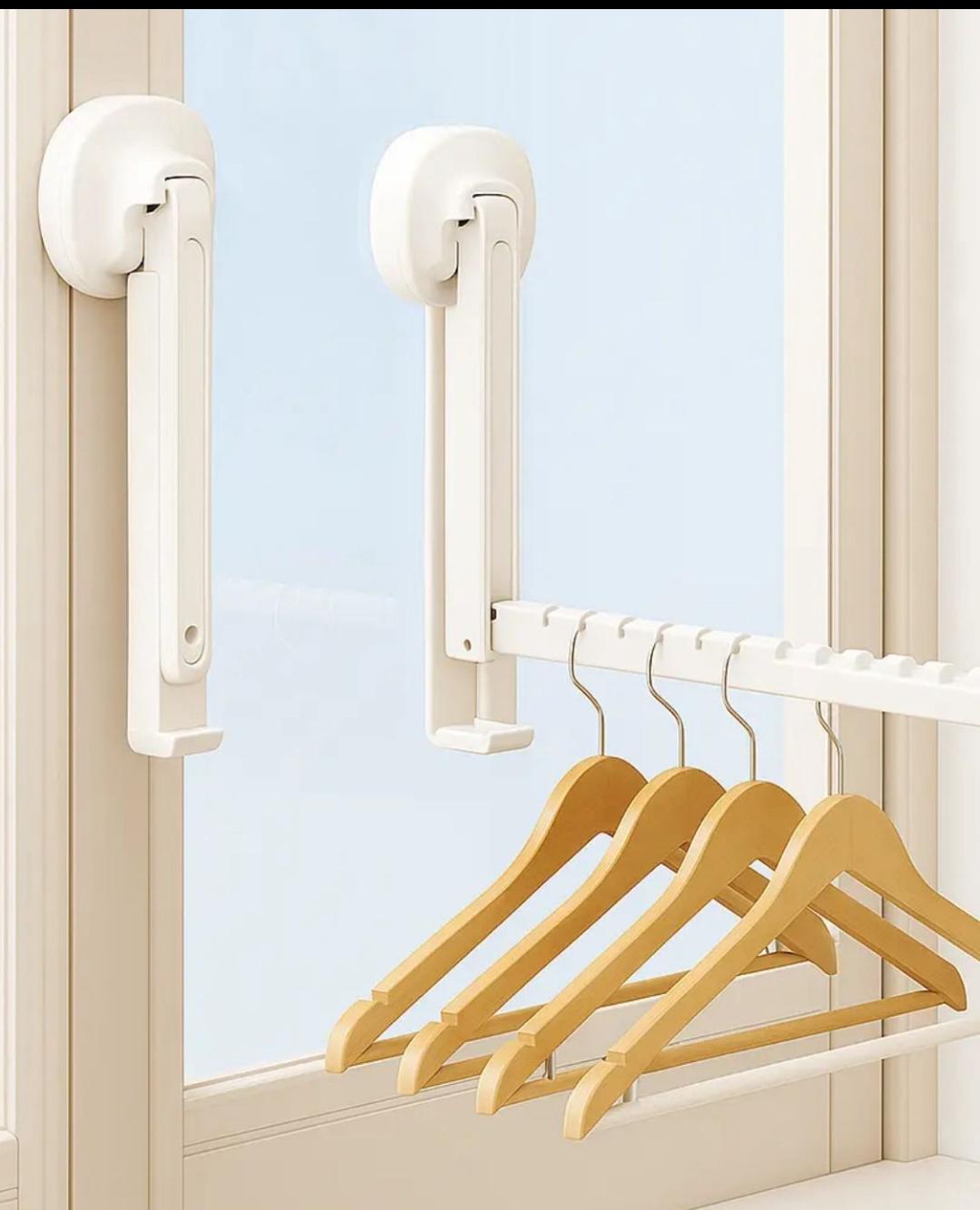 Foldable Wall-Mounted Hanger Rack