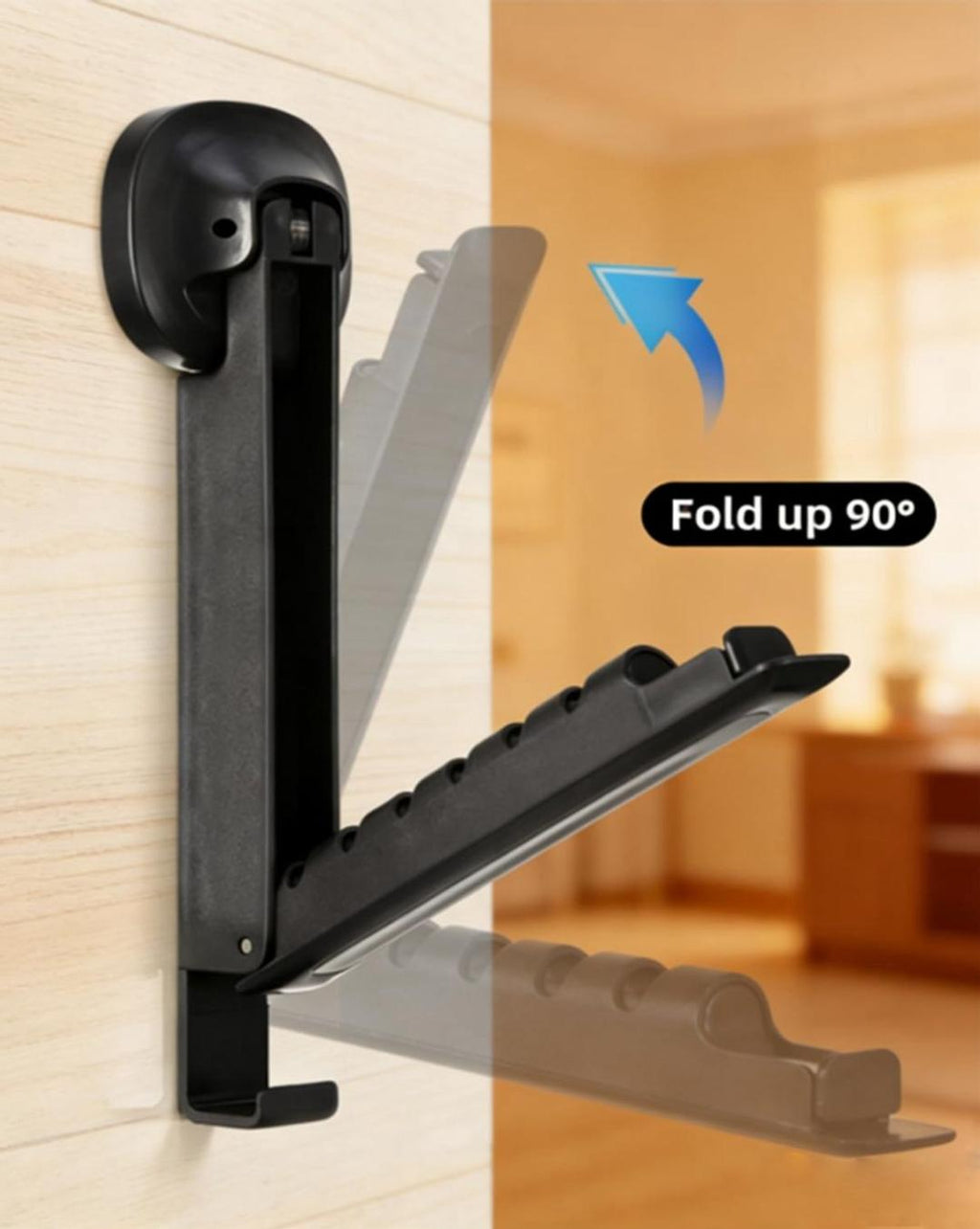 Foldable Wall-Mounted Hanger Rack